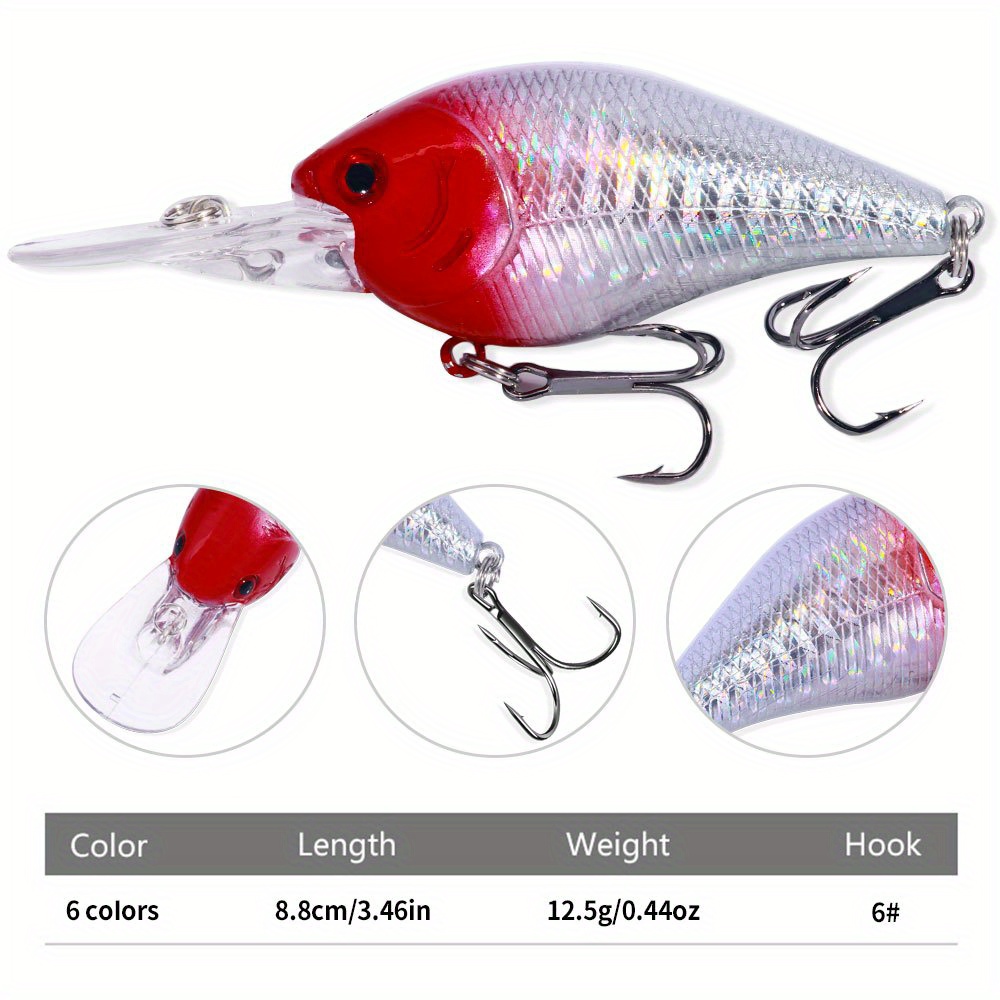 Fishing Carp Wobbler Crank Bait Bkk Single Hook Lure - Temu Canada