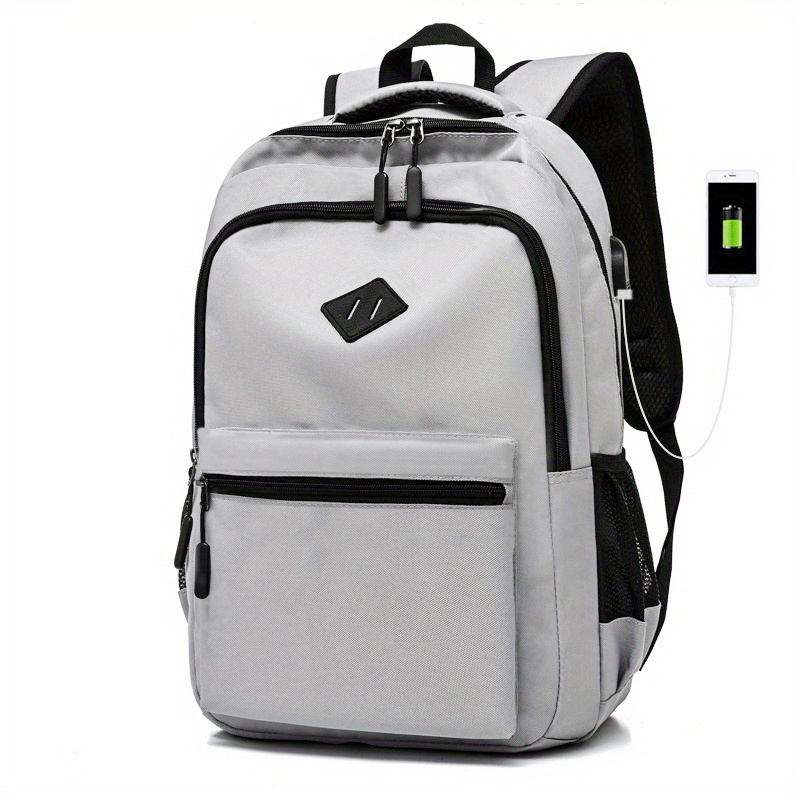 Men Minimalist Laptop Backpack, Schoolbag For Travel, College