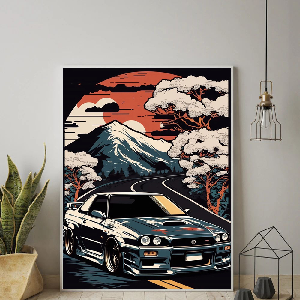 Wall Art Print, Cool car