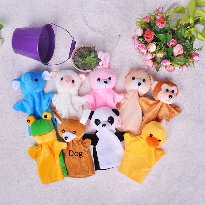 Animal Plush Hand Puppet Toy for Kids