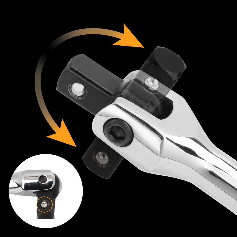 Socket Wrench Rotating Flex Head Extension Bar Temu