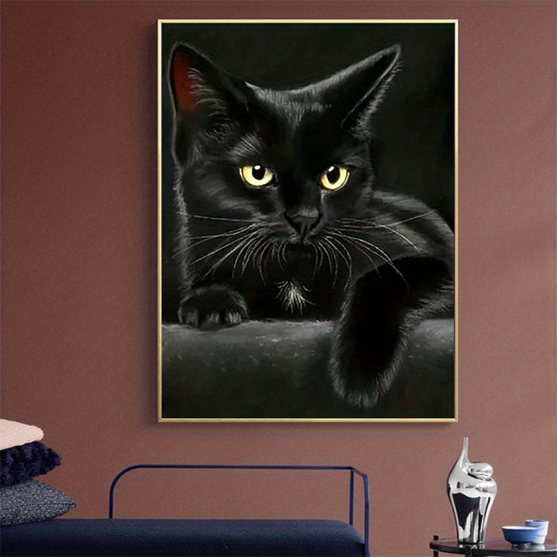 Diamond Painting Set for Adults and Children, Cat, Art Set for