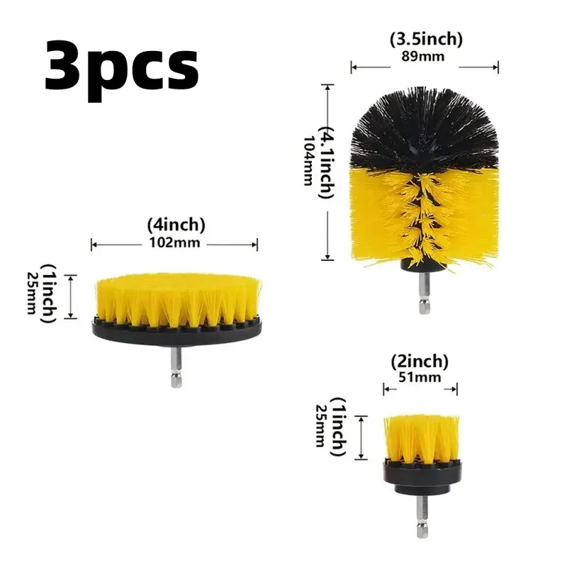 Drill Brush Attachment Set - Power Scrubber Brush Cleaning Kit - All  Purpose Drill Brush With Extend Attachment For Bathroom Surfaces, Car Care,  Grout Floor, Tile, Wall, Dead Corner, Bathtub, Cleaning Supplies