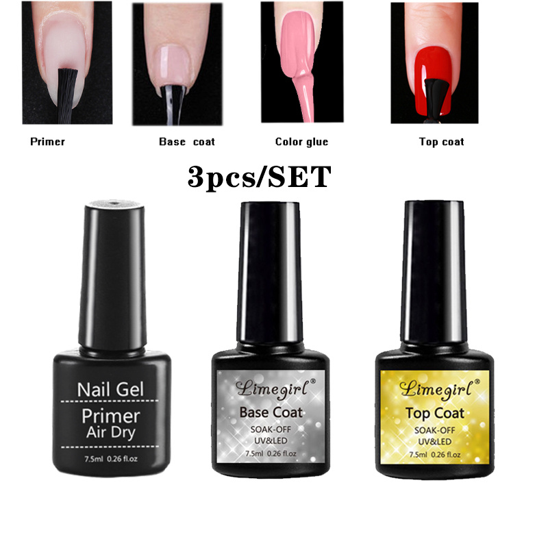 Nail Gel Polish Set Nail Gel Primer Air Dry Gel Nail Polish - Temu