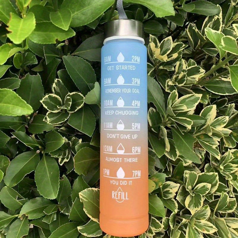 Stay Hydrated On the go: Gradient Color Water Bottles And - Temu