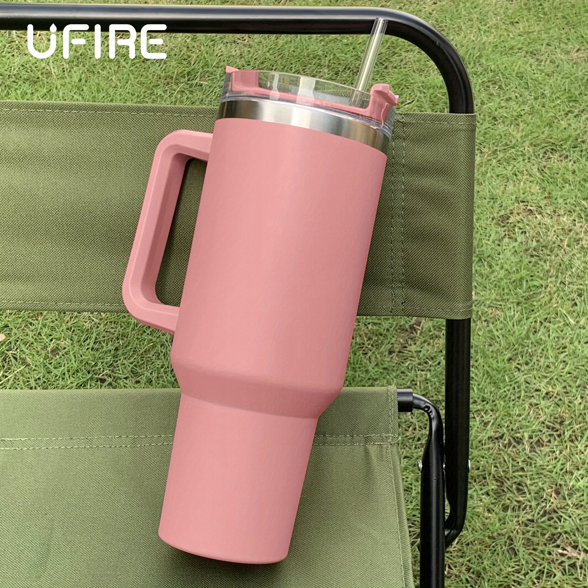 Large Capacity Office Cup Car Cup 304 Stainless Steel Insulating Bottle  with Handle High Beauty Straw Cup - China Water Bottle and Water Cup price