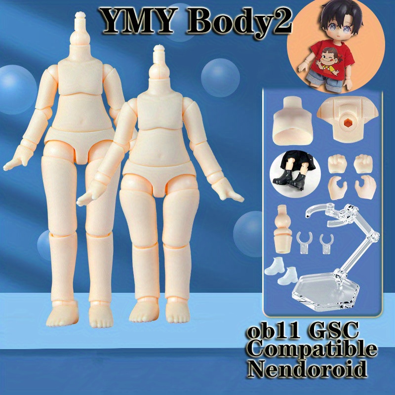 Cartoon Clothes Accessories Suit for Ob11 Gsc 1/12 Bjd Molly Body 16~17cm  Bjd Doll – the best products in the Joom Geek online store