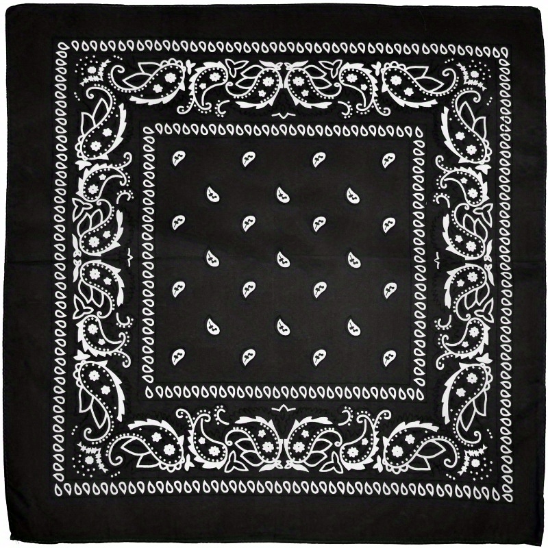 Paisley Print Square Scarves Thin Multifunctional Scarves - Temu
