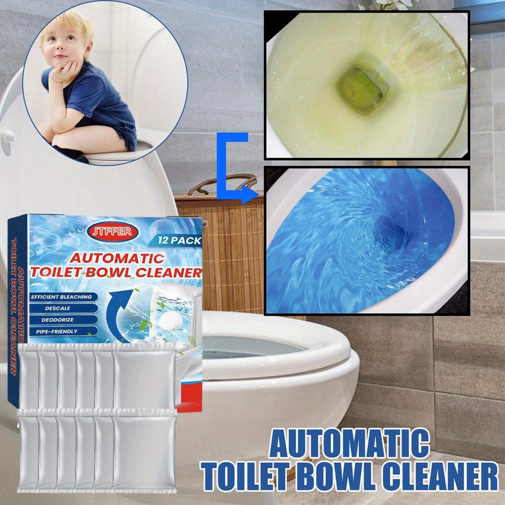 Toilet Cleaning Tablets, Solid Toilet Bowl Cleaning Effervescent Tablet,  Bathroom Remove Odor Deodorant Toilet Cleaning Supplies - Temu