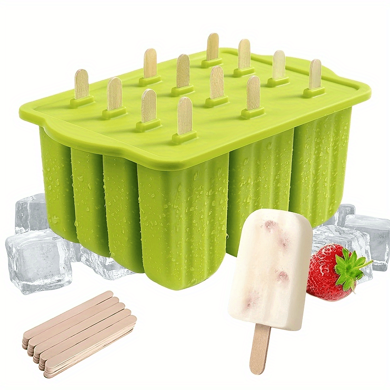 Multiple Ice Cream Silicone Molds Ice Pop Molds For - Temu