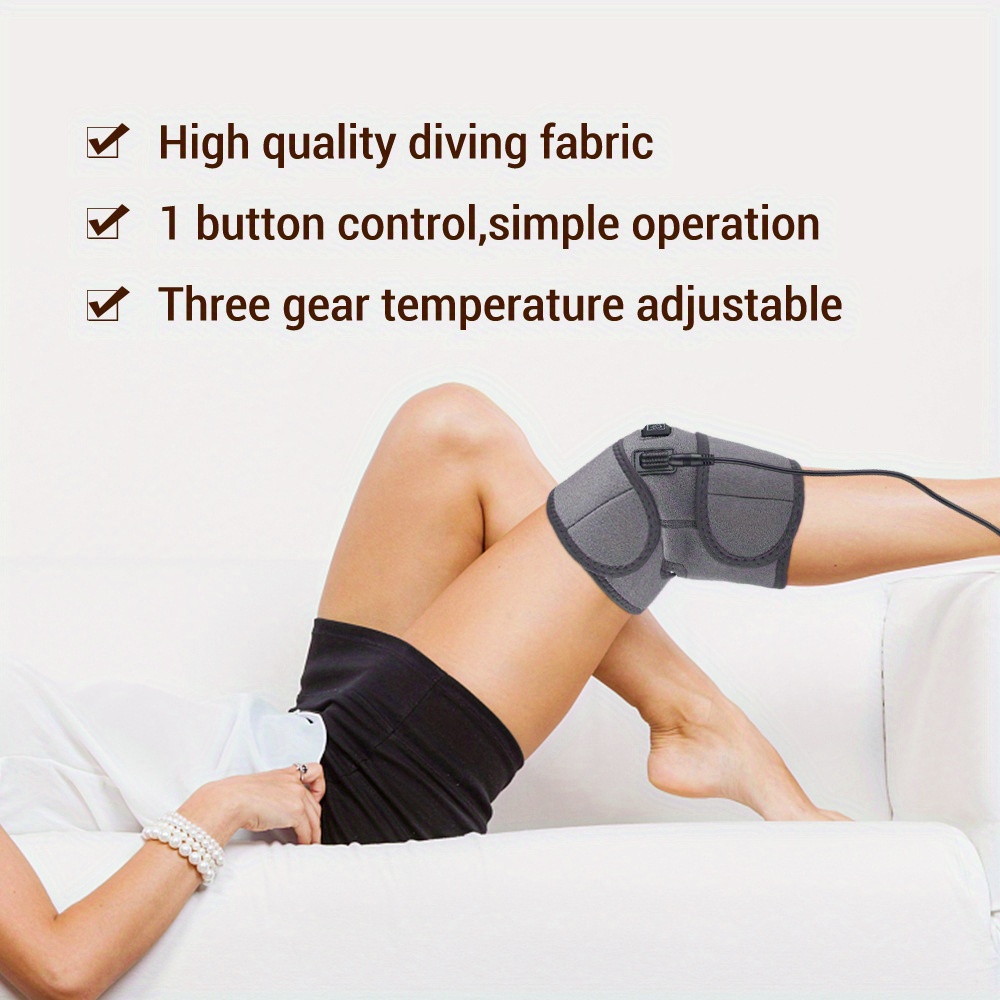 Electric Leg Heating Knee Pads Infrared Heated Therapy Hot - Temu Australia