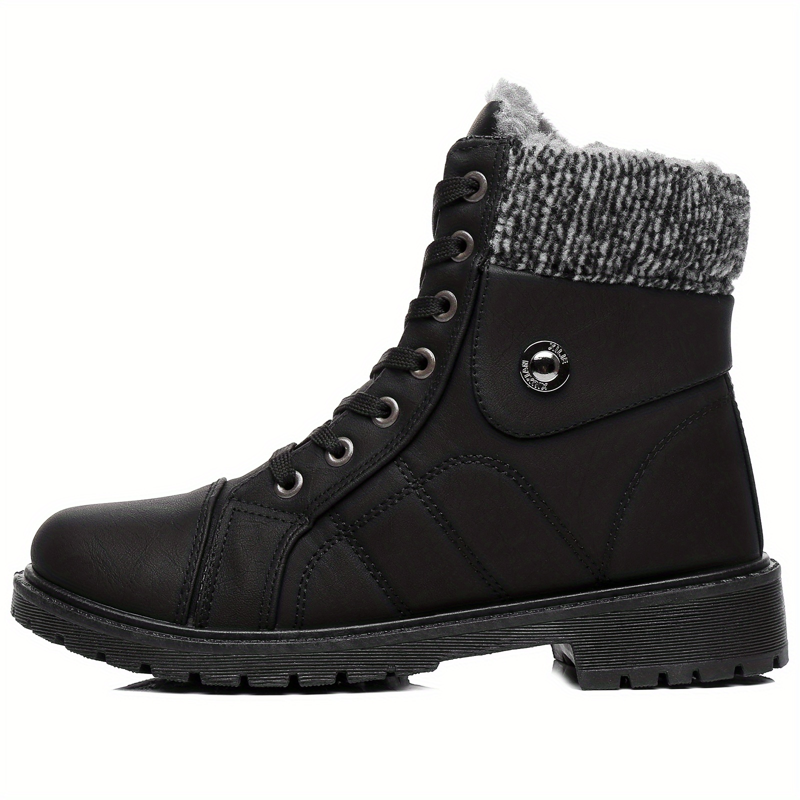 Women's Winter Fleece Short Boots, Women Shoes