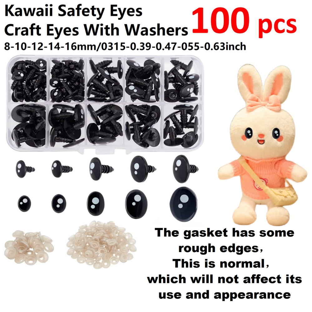 Generic 17 X 20mm Safety Eyes Washers For DIY Bear Doll