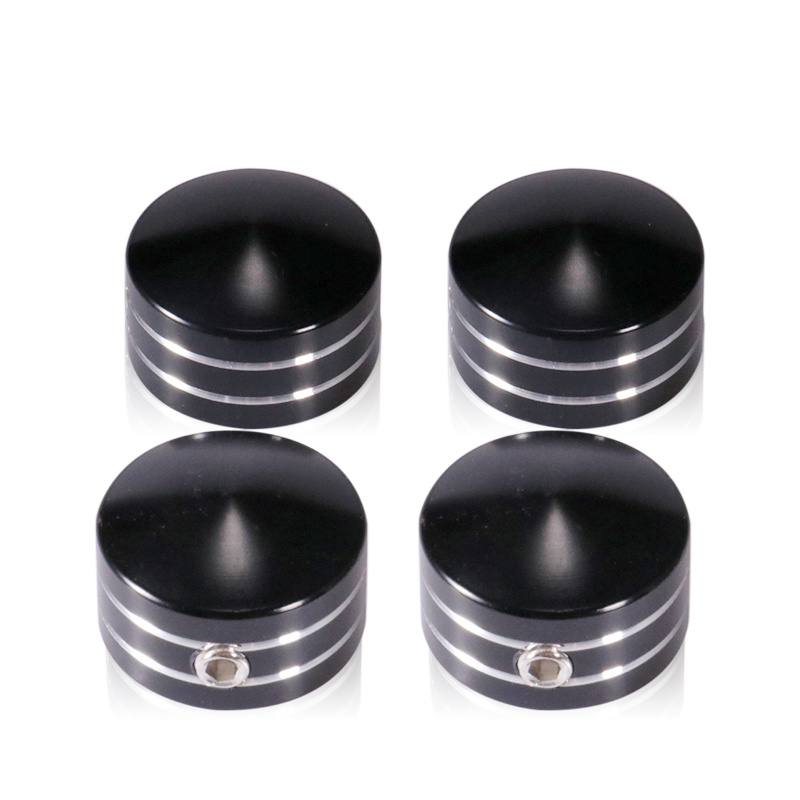 TEMU 4pcs Motorcycle Engine Screw Toppers - Aluminum Alloy - Fits Xl883, Softail, , , Twin Cam, , 1340, Evo
