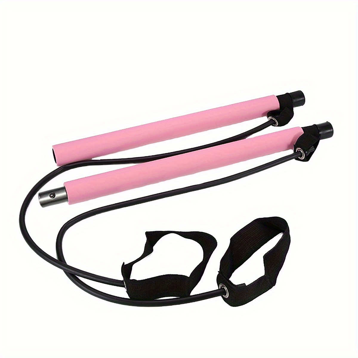 MALOOW Portable Pilates Bar with Adjustable Resistance Bands & Travel Bag,  Pink, 1 Piece - Harris Teeter