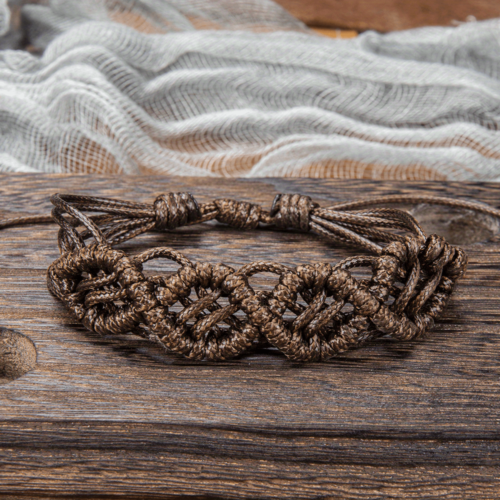 Braided macrame clearance bracelet