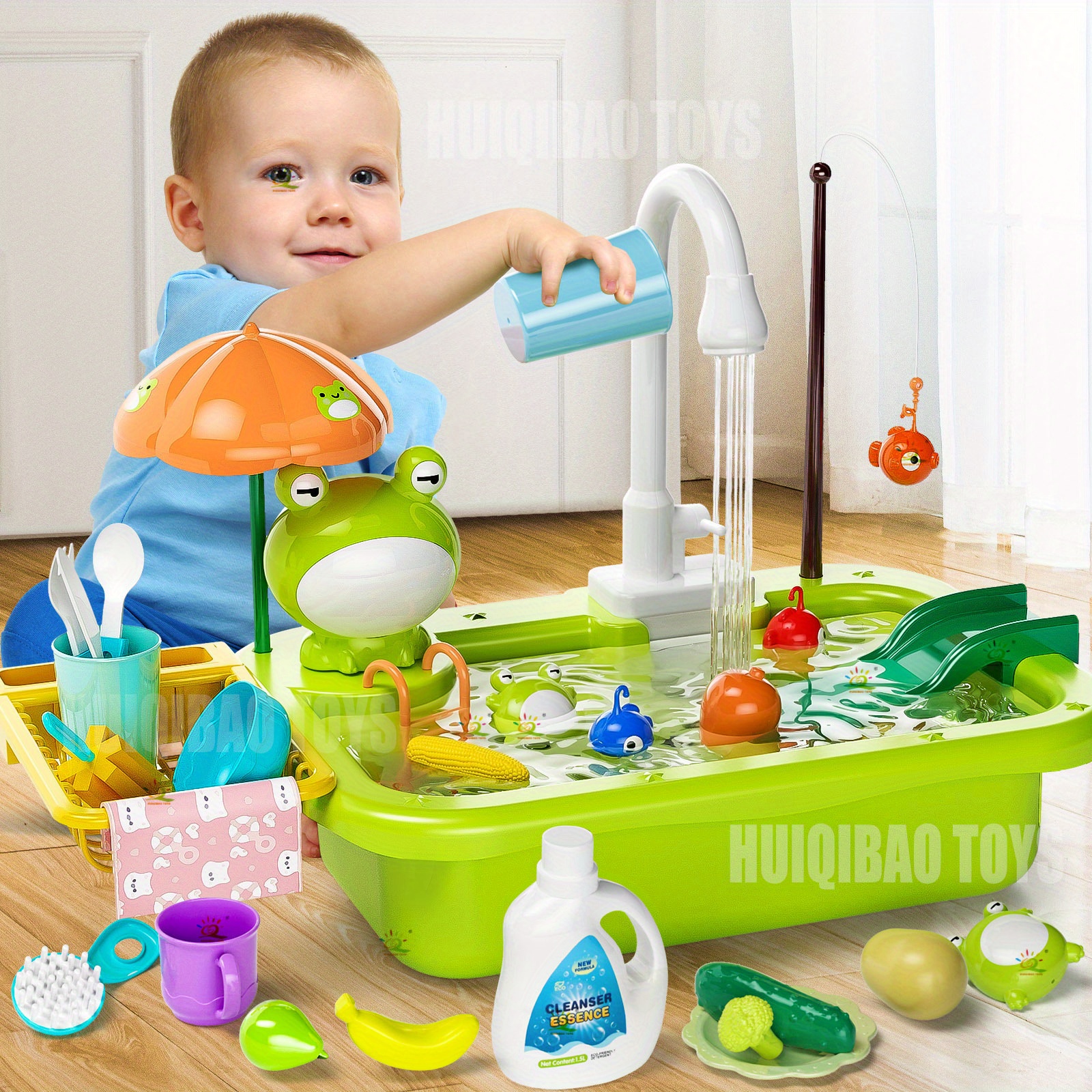 Circulation Water Sink Toy Children's Simulation Kitchen - Temu