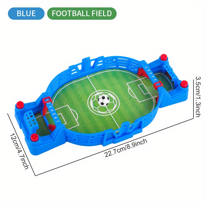 Best Buy: Toy Time Tabletop Foosball Table- Portable Mini Table Football /  Soccer Game Set with Two Balls and Score Keeper Green, Red, White, Yellow,  Blue 647338IHE