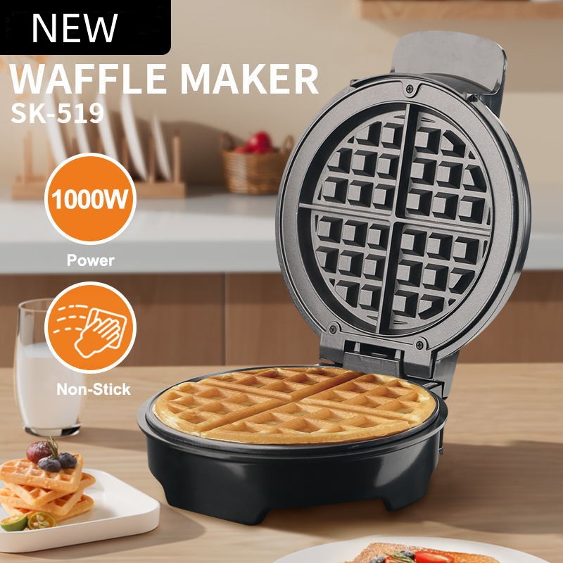 600W Electric Double Layer Heating Sandwich Maker and Waffle Maker Mini  Bread Toast Baking Machine Home Breakfast Making Machine