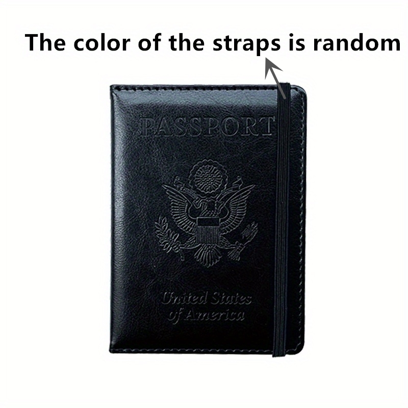 Travel Passport Holder US Passport Protector PU Leather Document Holder