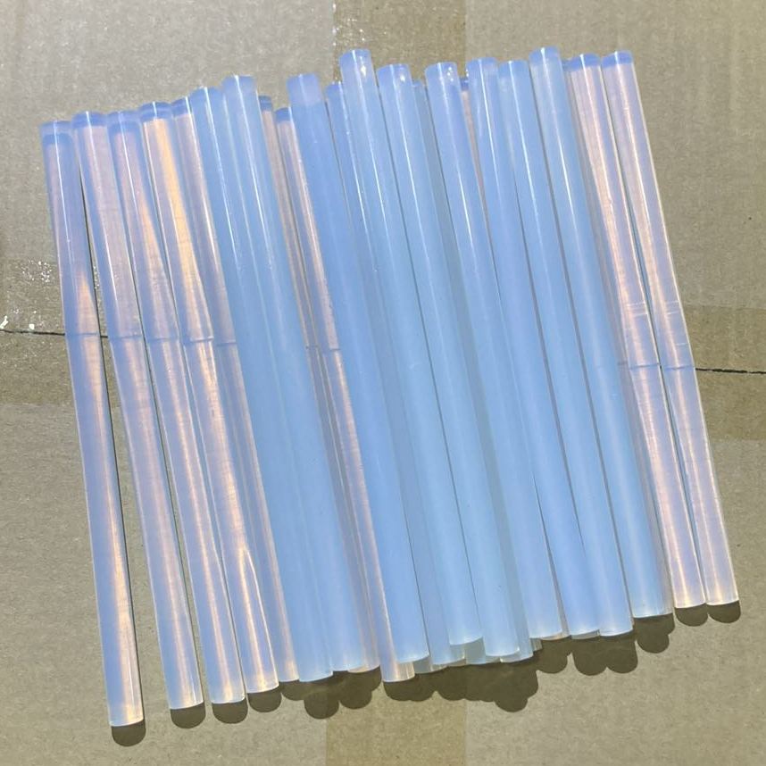 10/50 Pieces Hot Melt Adhesive Transparent 11mm 7mm Glue Stick Silicone  High Viscosity Strengthen Stickiness