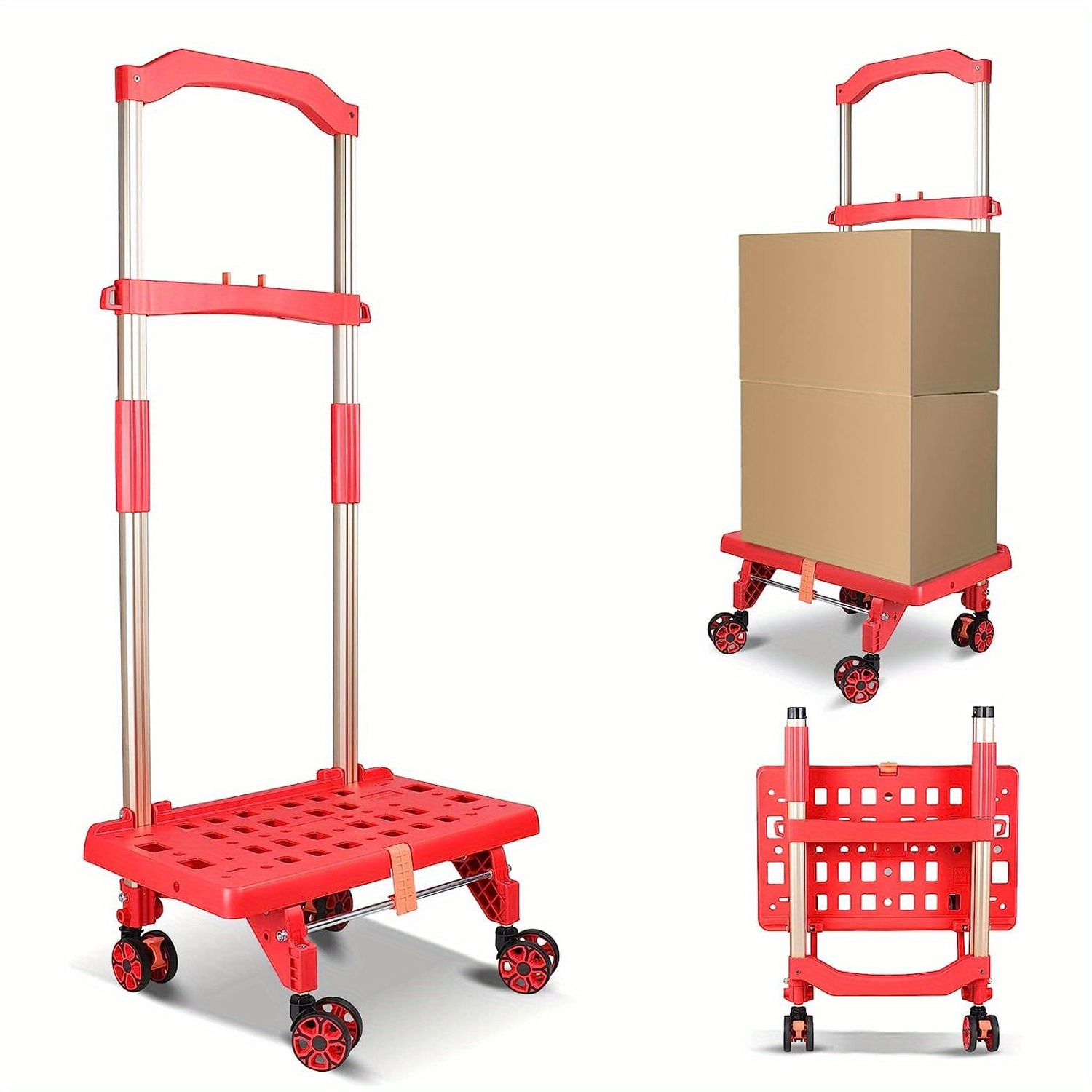 STOCKY - 6 WHEEL SLIM CART - NON-REMOVABLE HANDLE Selangor