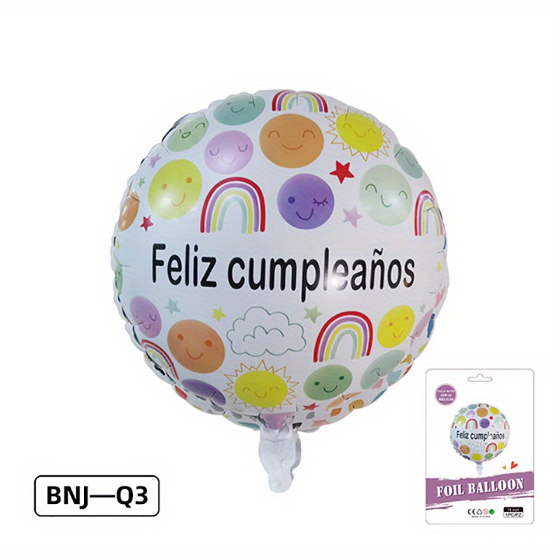 Wholesale Party Supplies Feliz Cumpleanos 18 Inches Decoration Inflatable Aluminum  Foil Balloon - China Foil Balloon and Aluminum price