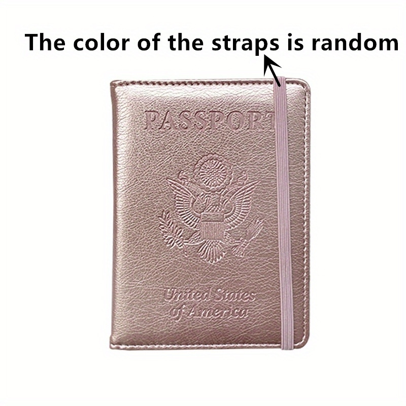 Travel Passport Holder US Passport Protector PU Leather Document Holder