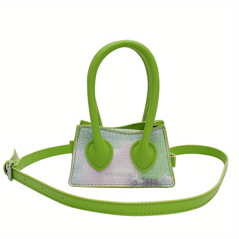 Kids Mini Fashion Handbag, Colorful Woolen Chain Shoulder Bag, Girls Cute Casual Quilted Bag Bucket Bag,Temu