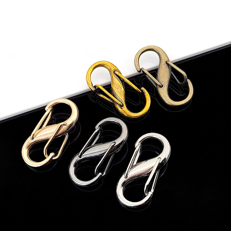 1 2pcs S Type Adjustable Metal Buckle Stable Not Falling Off Adjustable Bag Chain  Buckle Chain Shortening Buckle Diy Chain Link Metal Chain Connector Buckle  Small Metal Clip Belt Adjuster Key Chain