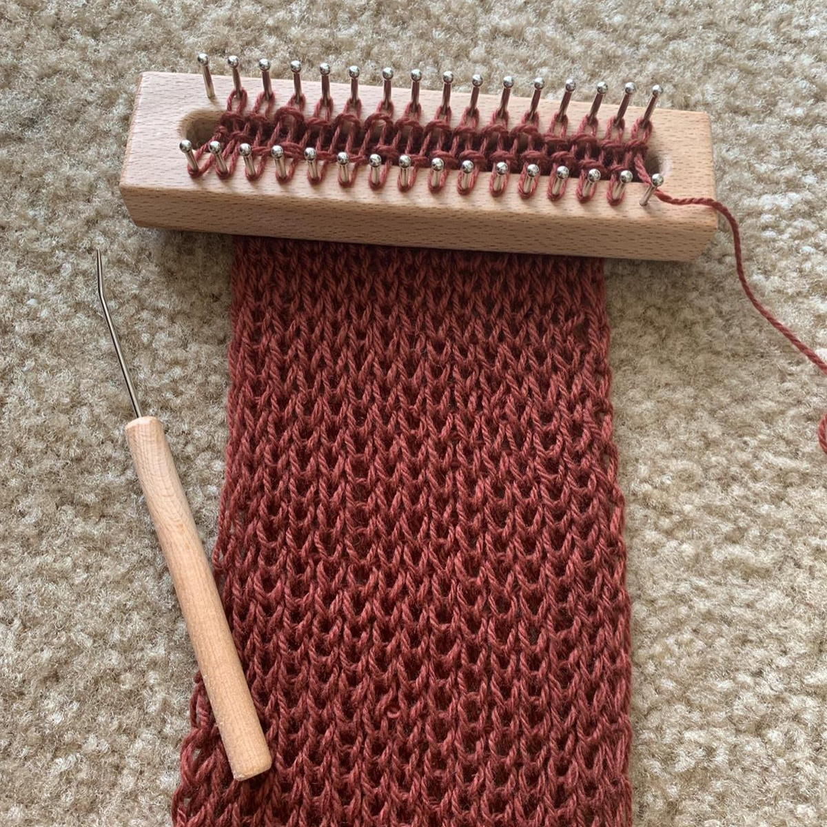 Knitting Tools Diy Knitting Loom Rectangular Handmade - Temu
