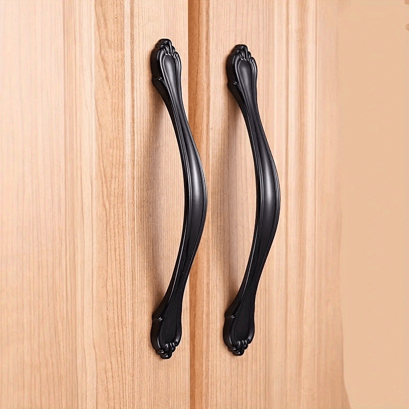 Door Handle Matte Black Modern Minimalist Drawer Temu