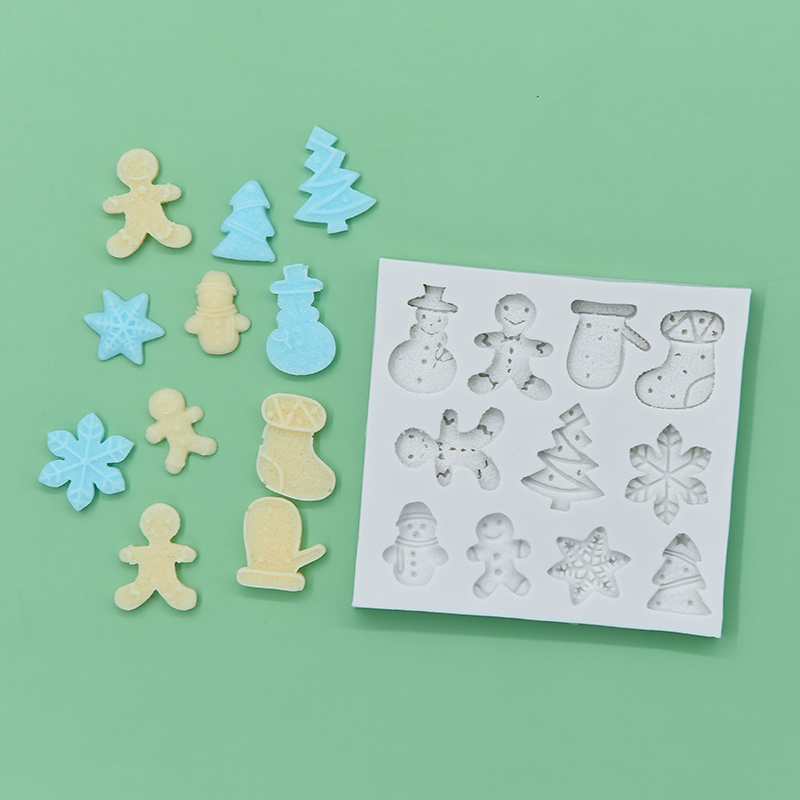 1pc Snowflake Shaped Silicone Mold For Christmas Chocolate, Baking, Cake,  Resin Clay, Aromatherapy Candle Making