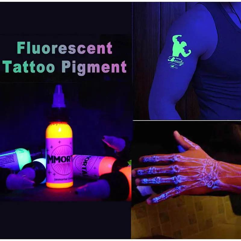 Fluorescent Tattoo Pigment Ink Professional Tattoo Pigment - Temu