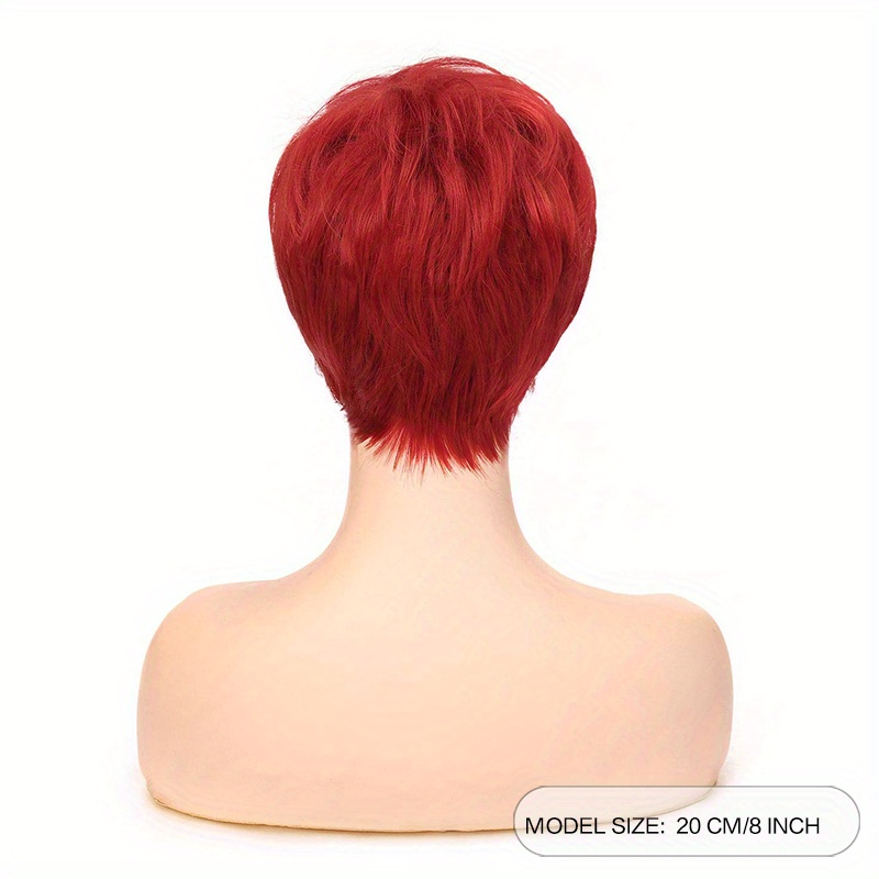 BECUS Mens Wig Short Hair Black Wigs For Men Guy Heat Resistant Synthetic Fashion Male Natural Hair Replacement Men's Wigs With Free Wig Cap Cosplay