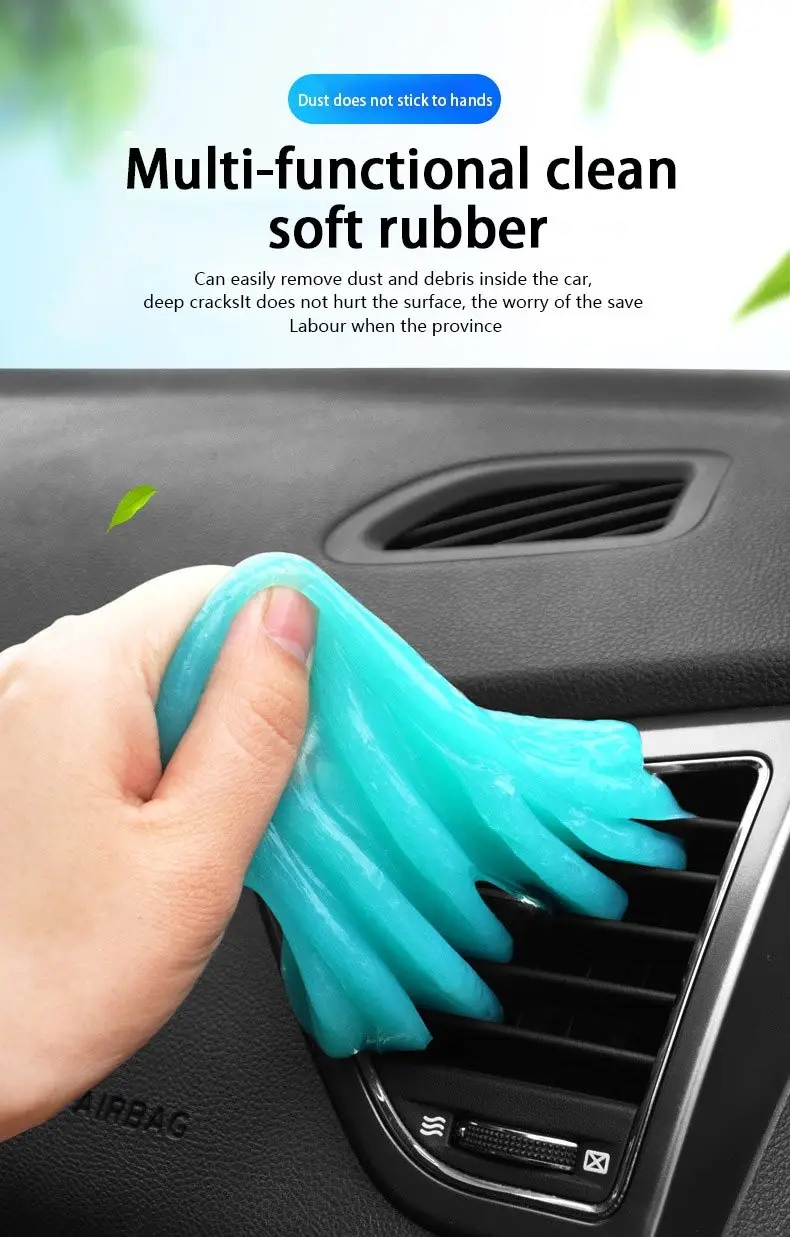 Car Cleaning Gel Dust Crevice Cleaner Kit For Car Putty Vents