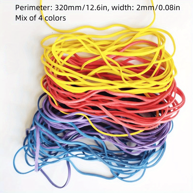 Large Rubber Bands Assorted Color Big Rubber Bands Giant - Temu