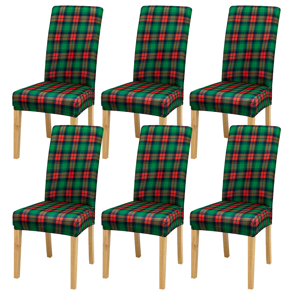 Red tartan dining online chairs