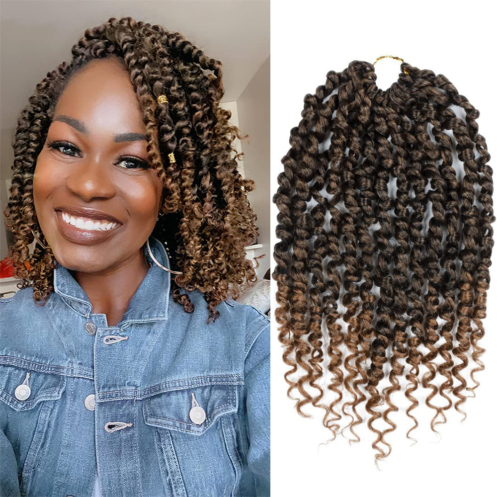 Synthetic Freetress Braids Hair Extensions Twist Afro Curly Crochet  Braiding New 