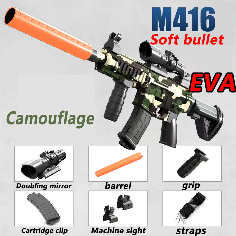 M416 Shell Ejection Soft Bullet Gun Eva Soft Bullet Sniper Rifle