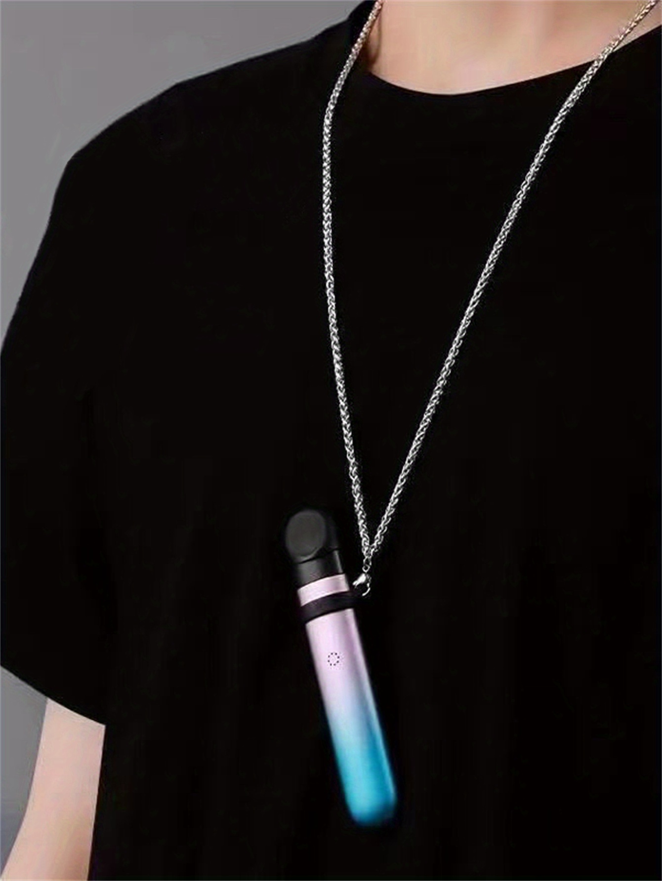 vape kette Anti-Vaping-Halskette – Atempause, Stressabbau, Rauchen Aufhören – Gold,  Edelstahl, 50 Cm, Mit Box-Kette & Pfeifen-Anhänger Inhalator Akku