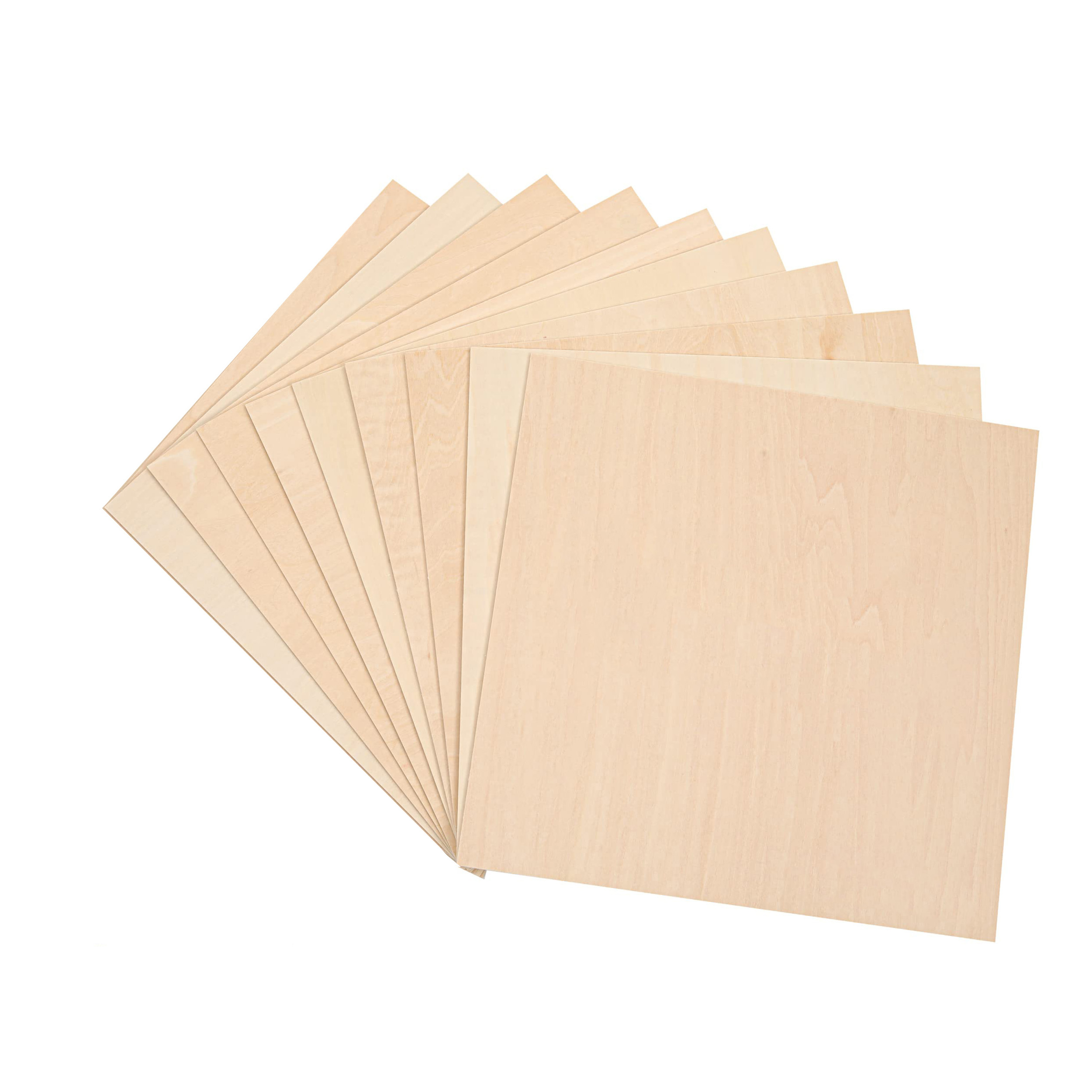  (12-Pack) 10”x10”x1/8” Balsa Sheets for Crafts - Perfect for  Architectural Models Drawing, Painting Wood, Engraving Wood, Burning,  Laser, Scroll Sawing