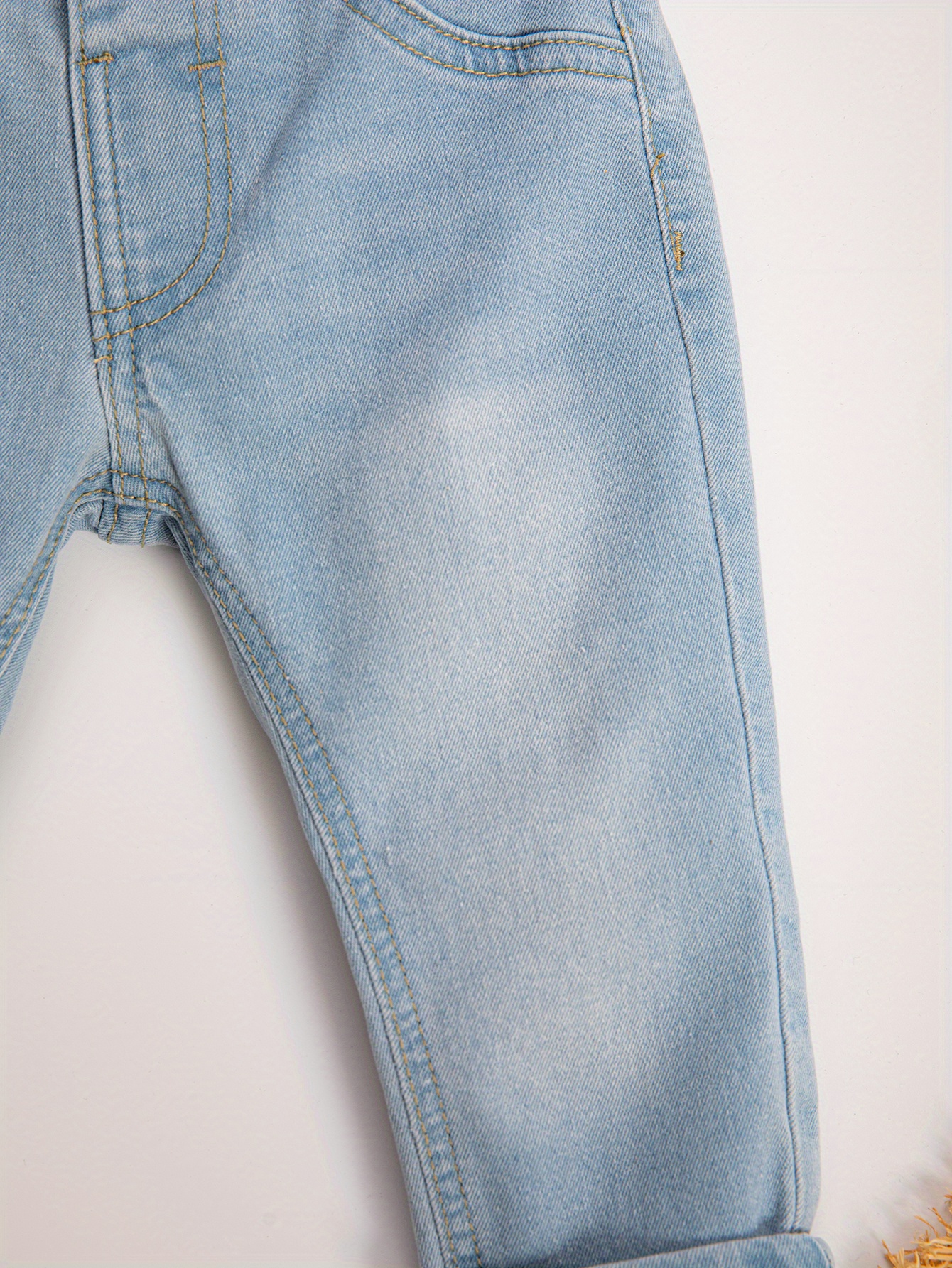 Calça jeans best sale para bebe