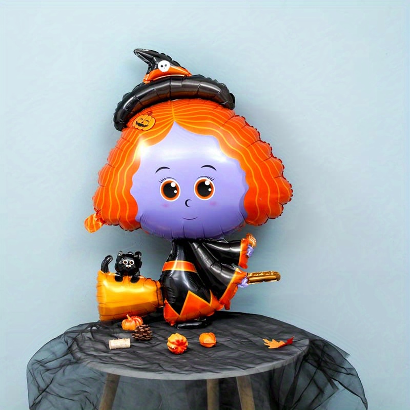 Halloween Props Aluminum Film Balloons Pumpkin Heads Bat Temu United