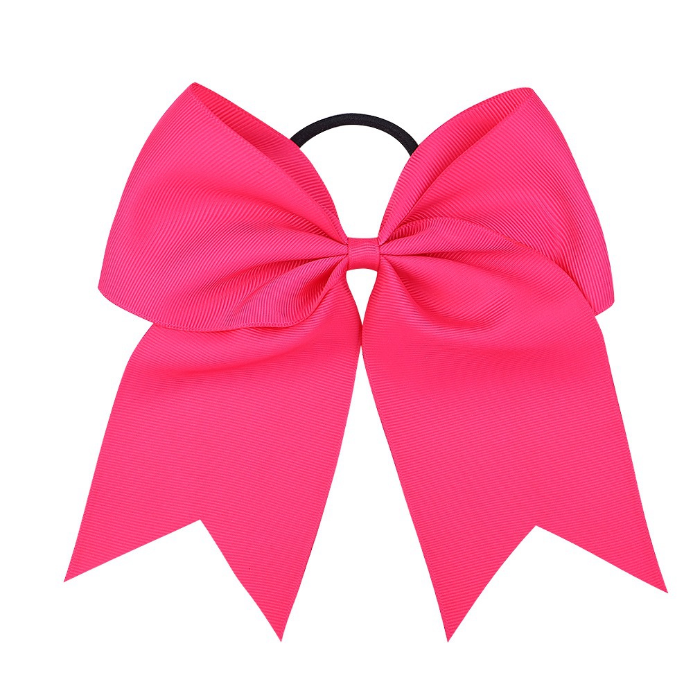 Pink Hair Ribbon for Girl Women Pink Bow Elastic Hair
