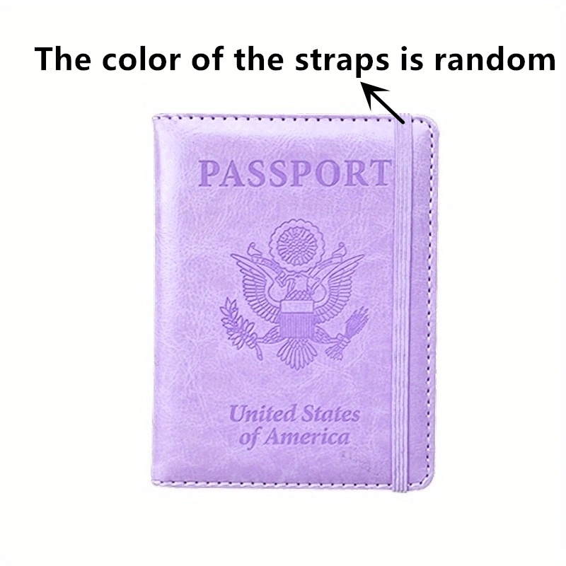 Travel Passport Holder US Passport Protector PU Leather Document Holder