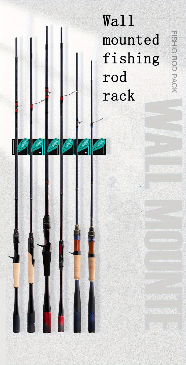 Fishing Rod Holder Display Rack Plastic Fishing Rod Storage - Temu