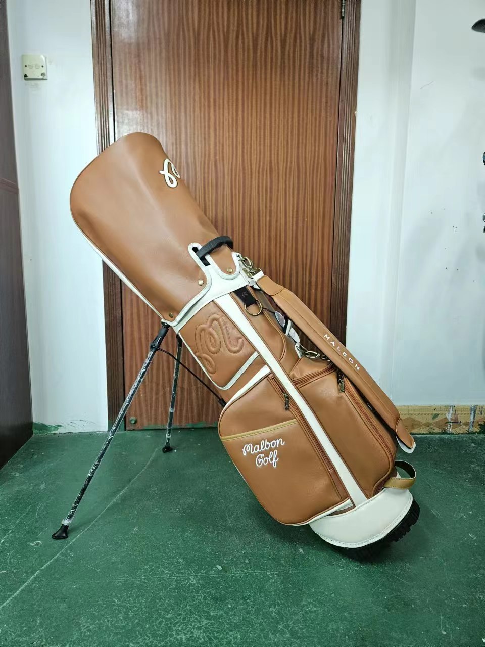 Waterproof Pu Leather Golf Club And Ball Holder - Durable And Stable Golf  Storage Bag For Golf Lovers - Temu Japan