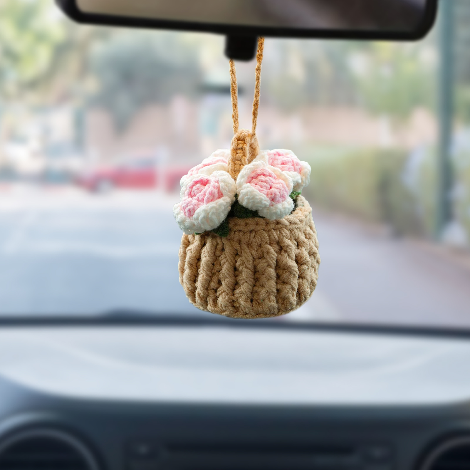 Décoration de voiture girly, accessoire de rétroviseur fleur, accessoire de  voiture mignon, décoration de voiture, cintre fleur pour voiture,  accessoire de suspension de miroir de voiture -  France