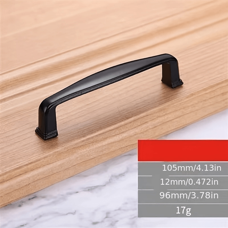 Door Handle Matte Black Modern Minimalist Drawer Temu